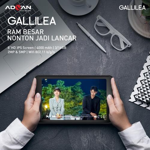 Foto Produk Advan Tablet GALLILEA 3/16Gb 8inch Garansi Resmi dari Nic-cell