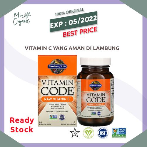 Foto Produk Garden of Life - Vitamin Code Raw Vitamin C 60ct CAPSULES dari Mrs Organic