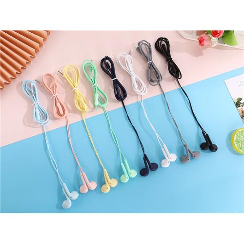 Foto Produk HEADSET | HANDSFREE U19 MACARON | MACARON MATE COLOR HIFI EXTRA BASS - Putih dari EMPO