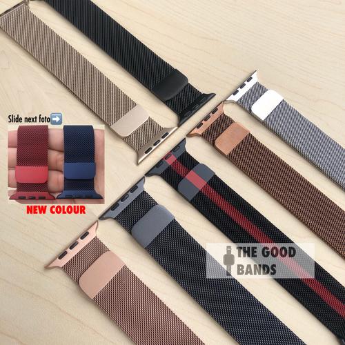 Foto Produk apple watch strap milanese Loop band tali 38mm 40mm series 1 2 3 4 dari The Good Bands
