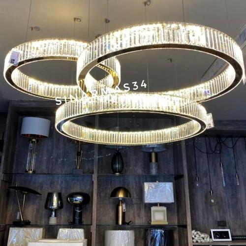 Jual Modern Ring LED 85300 80cm Pendant 