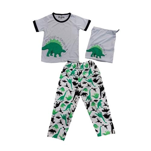 Gambar Piyama Anak Short Shirts Snooze-A-Saurus SSLP39 - 4 dari Boboo Kids Kab. Bogor Tokopedia