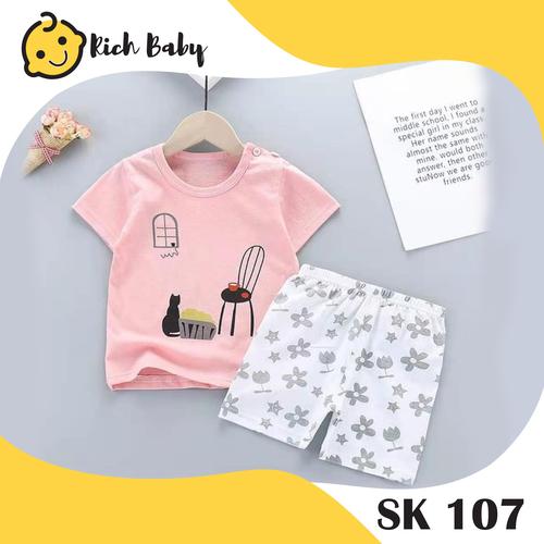 Foto Produk SK107 / Stelan Anak Perempuan / Set Baju Anak Perempuan / Baju Anak - SK107, 80 dari Rich Baby Store