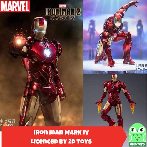 Foto Produk Marvel ZD Toys Ironman Mark 3 ironman MK III Original Iron man - MK4 dari omotoys