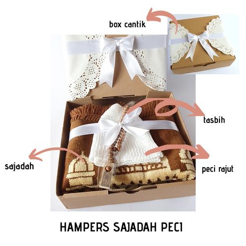 Foto Produk HAMPERS KADO COWOK SAJADAH PECI FREE TASBIH GIFT CARD & BOX EKSKLUSIF dari Mazaya Mukena