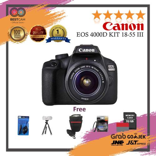 Foto Produk Canon EOS 4000D Kit 18-55 III - Free Accesories dari BestCam