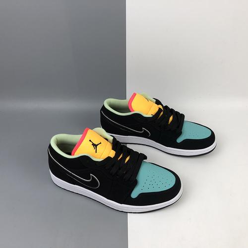 Jual Air Jordan Low Black Aurora Green Kota Surabaya