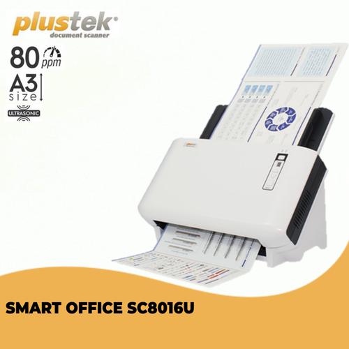 Gambar Scanner Plustek SmartOffice SC8016U ADF - 80 Lembar/Menit - (Legal/A3) dari Jual Scanner Official Jakarta Barat Tokopedia
