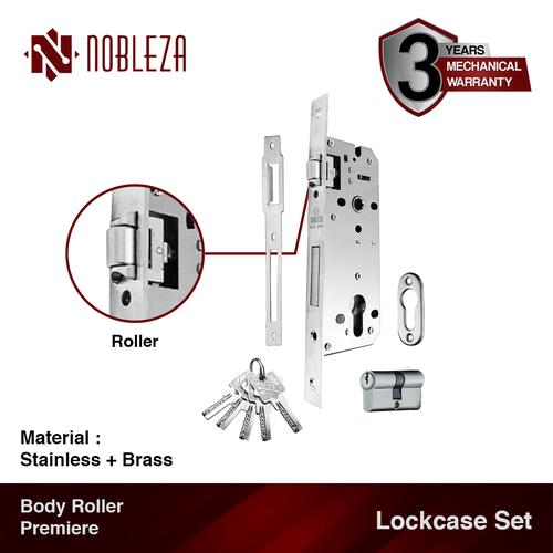 Foto Produk NOBLEZA Lockcase Set Body Roller Premiere Pelor Kunci Pintu Rumah dari Nobleza Hardware