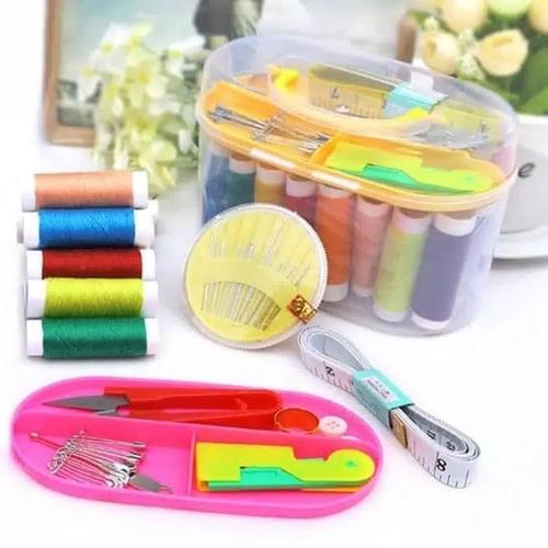 Foto Produk Sewing Kit Box / Alat Set Jahit Isi 12 Benang / Alat Jahit dari PINZY Official Store