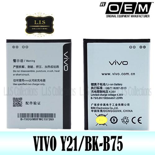 Foto Produk Baterai Batre Battery Vivo Y21 BK-B75 Ori dari L.I.S Collections