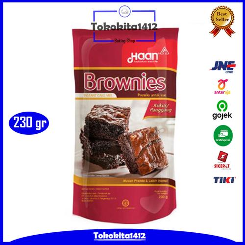 Jual HAAN Brownies Kukus / Panggang Kemasan Pouch (230 gram) Kota