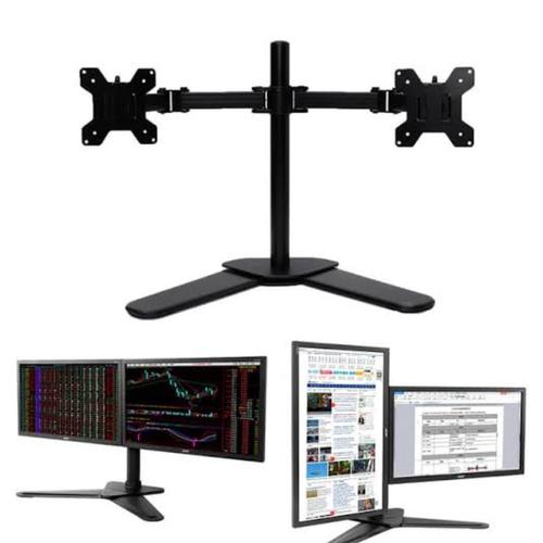 Jual BRACKET STAND 2 MONITOR 14 SAMPAI 