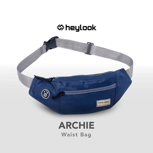 Gambar TAS SELEMPANG PRIA ARCHIE TAS PRIA DISTRO MURAH WAISTBAG OUTDOOR - MAROON dari Heylook Official Kota Tangerang Tokopedia