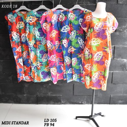 Foto Produk Grosir Daster Midi Rayon Murah Baju Tidur Kode 18 dari Rumah Batik Pekalongan 2