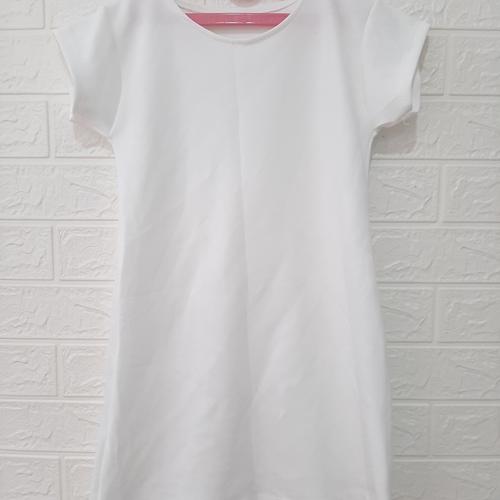 Foto Produk Dress polos warna putih - M dari KLS_SHOP