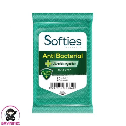 Foto Produk SOFTIES Anti Bacterial Antiseptic 20 s dari BAYININJA