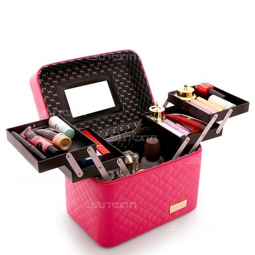 Foto Produk Kotak Makeup / Box Makeup / Beauty Case / Tempat Kosmetik - A-Merah Mae dari SUNXIN