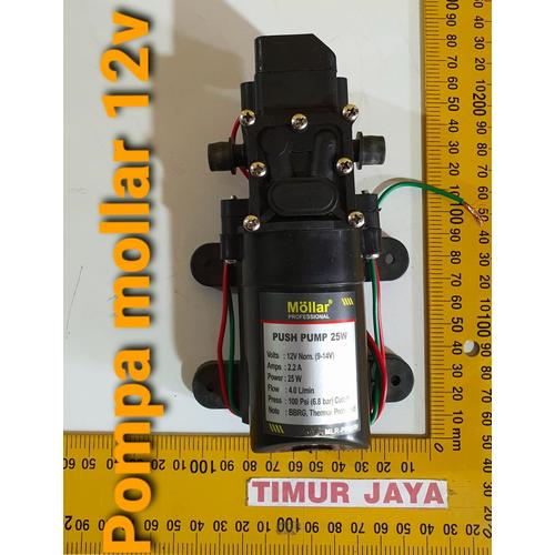 Foto Produk MOLLAR Dinamo Pompa Air DC 12V Cuci AC Motor Mobil Steam Power Sprayer dari TOKO BESI TIMUR JAYA