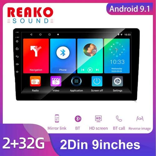 Gambar Head unit android 9 inch Ram 2GB / 32GB / Head unit android 2Din dari Navtech undefined Tokopedia