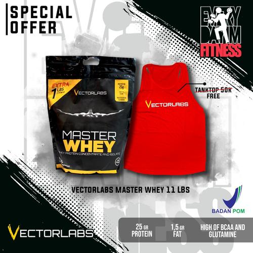 Foto Produk Vector labs Master Whey 11 lbs 11lbs Whey Protein Isolate wpi 90 - Choco Milk dari everydayimfitness