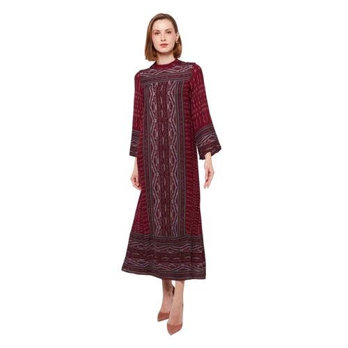 Foto Produk Saulina By Aisaa - Gamis - Maroon - M dari Aisaa Official