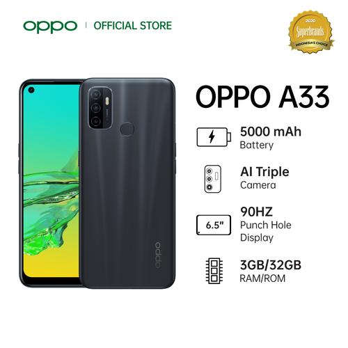 Foto Produk OPPO A33 Smartphone 3GB/32GB (Garansi Resmi) - Hitam dari OPPO OFFICIAL STORE