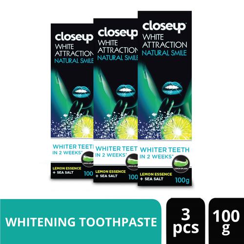 Gambar Close Up Pasta Gigi White Attraction Natural Smile 100G isi 3 dari Unilever Official Store Kab. Tangerang Tokopedia
