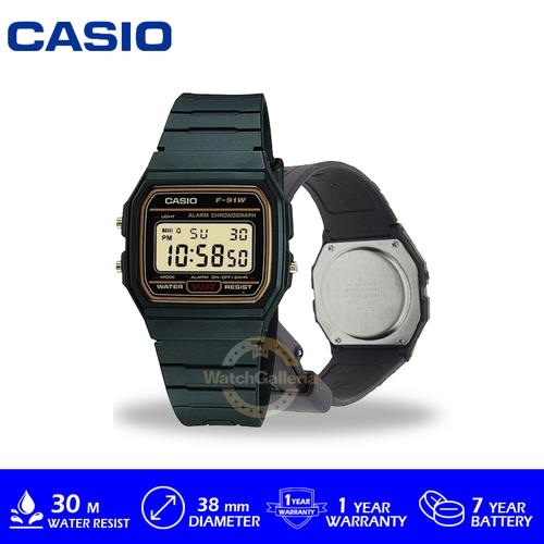 Foto Produk Casio GENERAL F91WG9QDF / F-91WG-9QDF / F91WG ORIGINAL dari GrosirGshock
