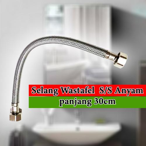 Gambar Selang Flex / Flexibel Anyam S/S Wastafel - 30 CM dari Toko Mitra Abadi Jakarta Barat Tokopedia