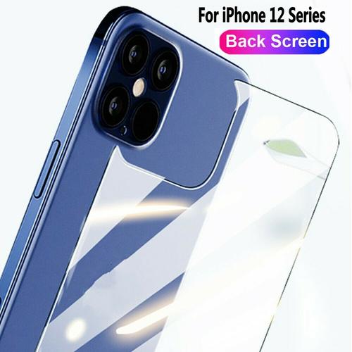 Foto Produk BACK tempered glass BELAKANG IPHONE 12 PRO MAX 12 MINI anti gores - IP 12 PRO dari Rkaseshop
