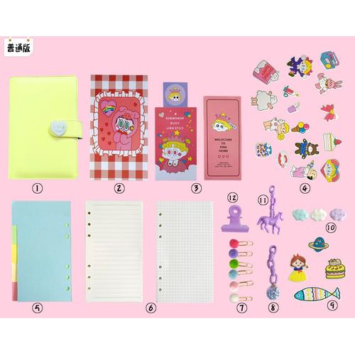 Foto Produk Buku Binder A6 Agenda Planner Bahan Kulit PU Warna Pastel Girl MB0096 - Kuning dari Meowmi Fancy Gift Shop