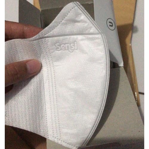 Gambar masker sensi duckbill repack 5pcs ada emboss dari rvpm undefined Tokopedia