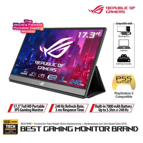 Gambar ASUS ROG Strix XG17AHPE Portable USB Type-C Gaming Monitor 17.3" dari OPBG Component undefined Tokopedia