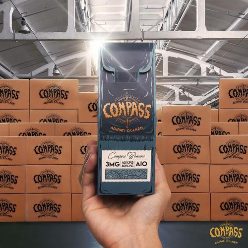 Foto Produk Compass Campers Banana 100ml dari onlinecell