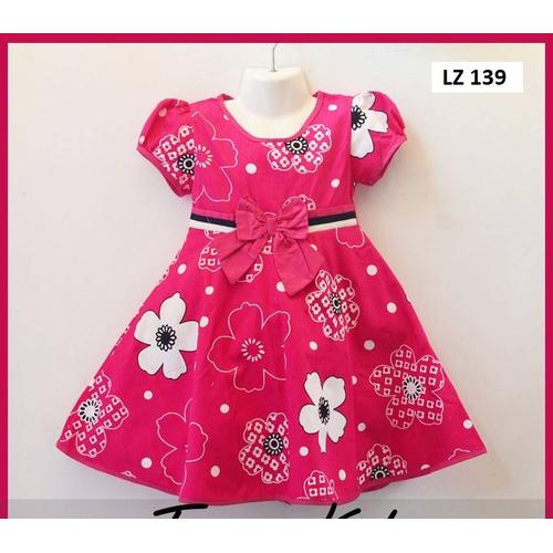 Foto Produk Baju Dress Anak Perempuan Terusan Umur 3-5 Tahun Bahan Katun Jepang - 7-8 tahun dari Fat Mulia