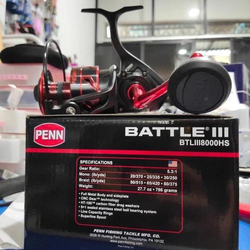 Jual Reel Penn Battle Iii Hs 8000 Merah Jakarta Utara Tokopancingsepitbiru Tokopedia