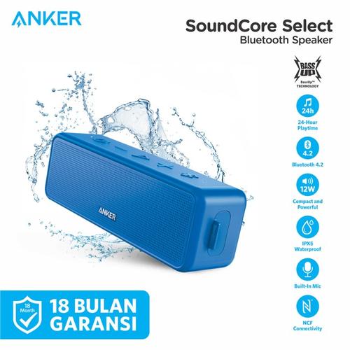 Foto Produk Speaker Bluetooth Soundcore Select Blue - A3106 - Biru dari Anker Indonesia