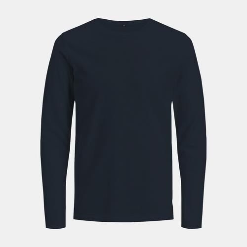 Jual Blank T-shirt Long Sleeve Blue 