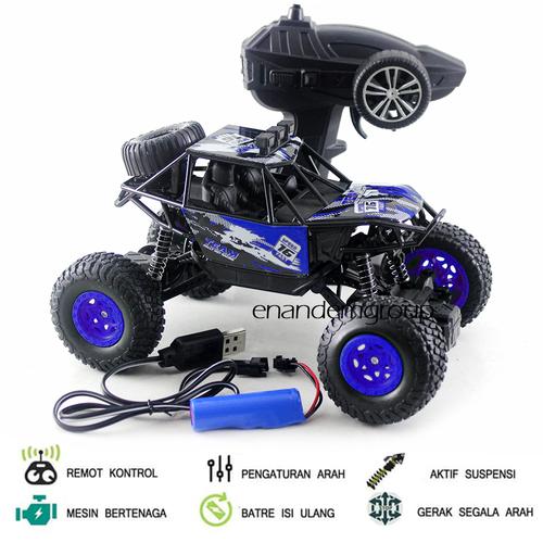 Foto Produk Mobil Remote Kontrol Rc Super High Speed Climbing - Biru dari Mafemale