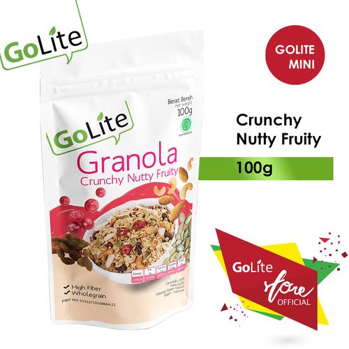 Foto Produk GoLite Granola Crunchy Nutty Fruity 100gr dari GoLite Granola Official