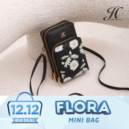 Foto Produk Jims Honey - Flora Mini Bag Tas Selempang Wanita Sling Bag - Hitam dari JIMS HONEY OFFICIAL