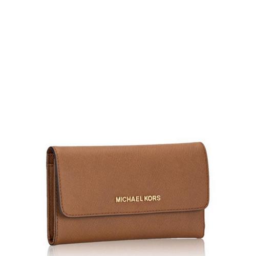 michael kors brown wallets