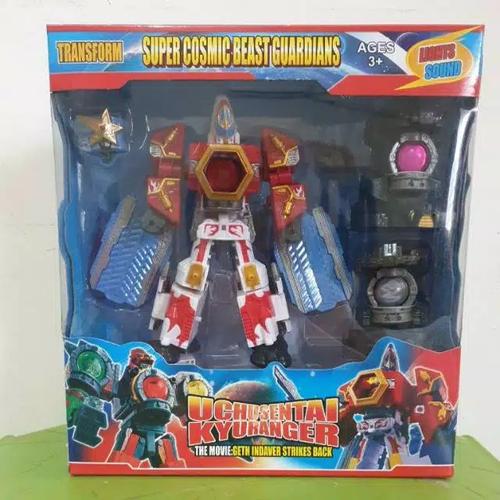Gambar mainan kyuranger robot kyu ranger transform voyager lion kyurenoh dll - Gigantic Phonix dari Howell toys Kota Tangerang Tokopedia
