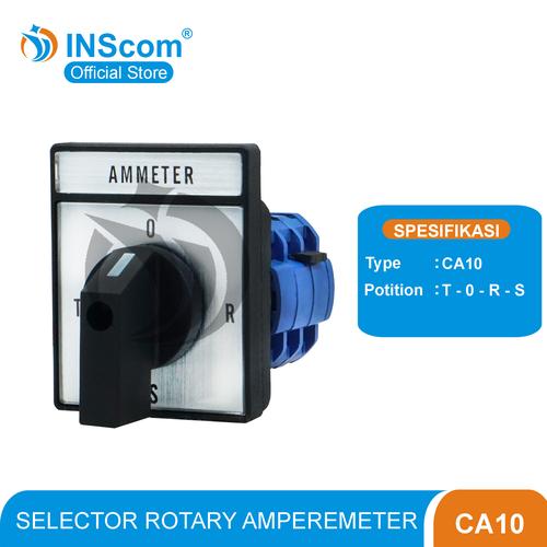 Jual SELECTOR SWITCH AMPERE CA10 / SELECTOR ROTARY AMPEREMETER CA10