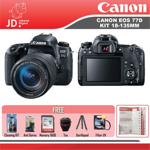 Foto Produk CANON EOS 77D KIT 18-135 IS STM GARANSI RESMI dari Jakarta Digital