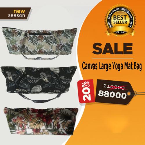 Gambar Canvas Large Yoga Mat Bag Sport Gym Storage Bag Exercise Mat Carrier dari Produk Surabaya Kota Surabaya Tokopedia