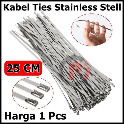 Jual Kabel Cable Tie Zip Ties Bahan Besi Stainless Stell Panjang 25 Cm Kota Medan Pi Elektrindo Tokopedia