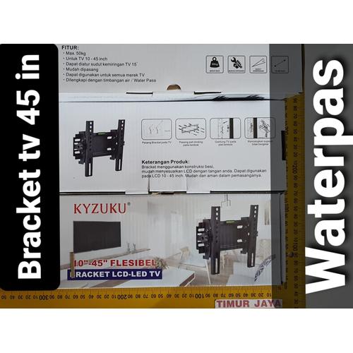 Foto Produk WALL Braket TV LED LCD 22 - 43 Bracket Breket Dinding UNIVERSAL JUMBO dari TOKO BESI TIMUR JAYA