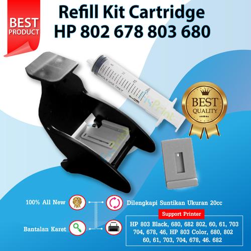 Foto Produk Refill Kit HP 682 Toolkit Tinta Cartridge Printer 2335 2336 2337 2135 dari FixPrint Jakarta